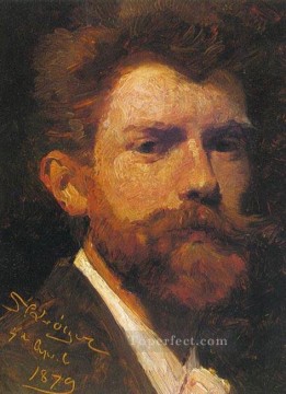 Autorretrato 1879 Peder Severin Kroyer Pinturas al óleo